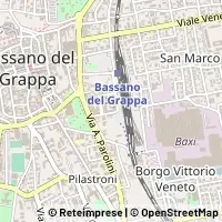 Hartă Bassano del Grappa