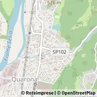 Karte Quarona