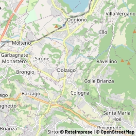 Mappa Dolzago