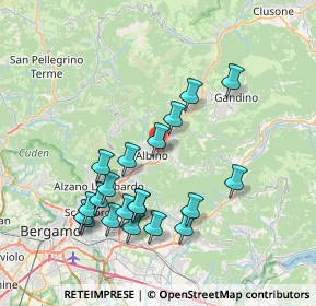 Mappa , 24021 Albino BG, Italia (7.604)
