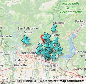 Mappa , 24021 Albino BG, Italia (10.3925)