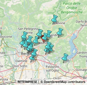 Mappa , 24021 Albino BG, Italia (10.7505)