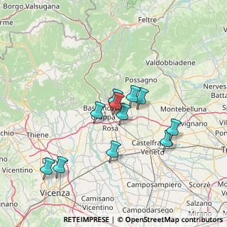 Mappa Via Monte Pasubio, 36060 Romano D'ezzelino VI, Italia (12.11182)