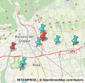 Mappa Via Monte Pasubio, 36060 Romano D'ezzelino VI, Italia (5.09833)