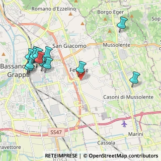 Mappa Via Monte Pasubio, 36060 Romano D'ezzelino VI, Italia (2.41231)