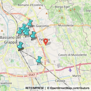 Mappa Via Monte Pasubio, 36060 Romano D'ezzelino VI, Italia (2.19818)