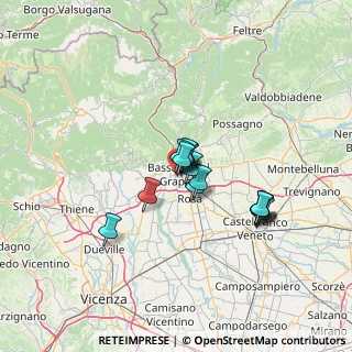 Mappa Via Concordia, 36061 Bassano del Grappa VI, Italia (9.26)