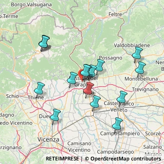 Mappa Via Concordia, 36061 Bassano del Grappa VI, Italia (14.55625)
