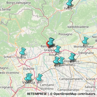 Mappa Via Concordia, 36061 Bassano del Grappa VI, Italia (17.405)