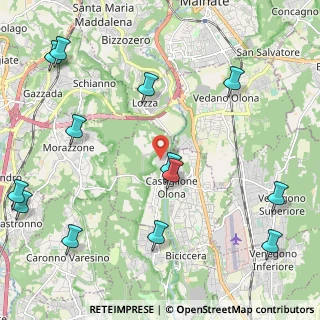 Mappa Via S. e P. Mazzuchelli, 21043 Castiglione Olona VA, Italia (2.95857)