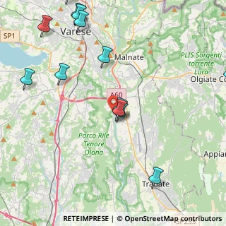 Mappa Via S. e P. Mazzuchelli, 21043 Castiglione Olona VA, Italia (5.39077)