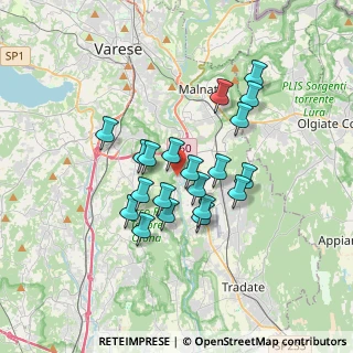 Mappa Via S. e P. Mazzuchelli, 21043 Castiglione Olona VA, Italia (2.799)