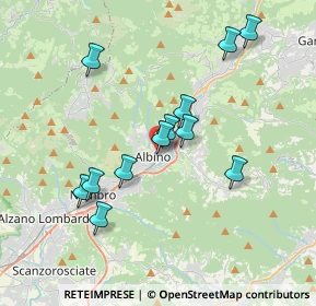 Mappa Piazza del Santuario, 24021 Albino BG, Italia (3.40333)