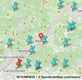 Mappa Via Manni, 24021 Albino BG, Italia (5.48188)