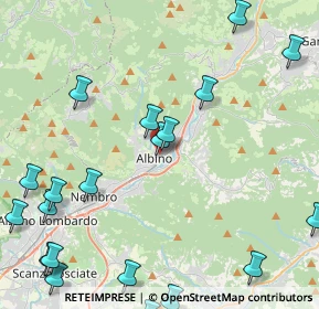 Mappa Piazza del Santuario, 24021 Albino BG, Italia (5.9765)