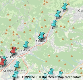 Mappa Via Manni, 24021 Albino BG, Italia (6.46)