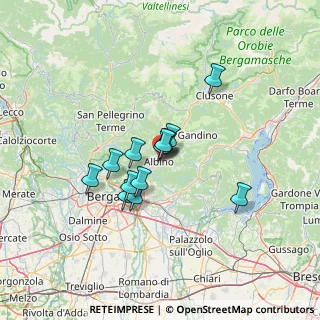 Mappa Piazza del Santuario, 24021 Albino BG, Italia (9.45385)