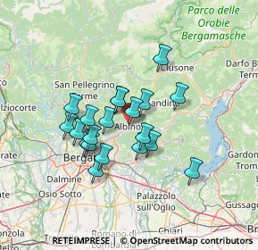 Mappa Via Manni, 24021 Albino BG, Italia (10.649)