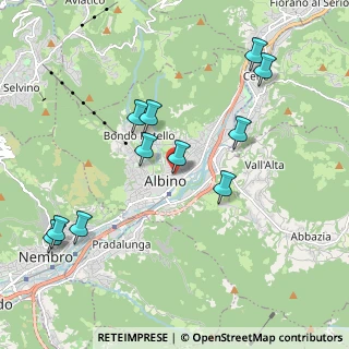 Mappa Piazza del Santuario, 24021 Albino BG, Italia (2.05909)