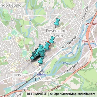 Mappa Via Manni, 24021 Albino BG, Italia (0.336)
