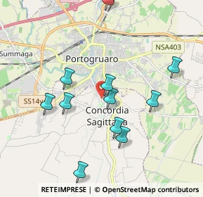 Mappa Viale VIII Marzo, 30023 Concordia Sagittaria VE, Italia (1.90909)