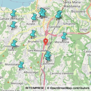 Mappa SP 341, 21040 Castronno VA, Italia (2.54857)
