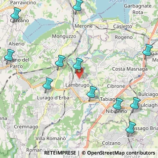 Mappa Via Lecco, 22045 Lambrugo CO, Italia (2.81545)