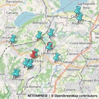 Mappa Via Lecco, 22045 Lambrugo CO, Italia (2.36571)