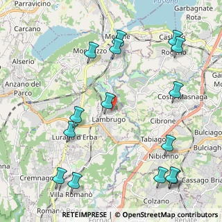 Mappa Via Lecco, 22045 Lambrugo CO, Italia (2.664)
