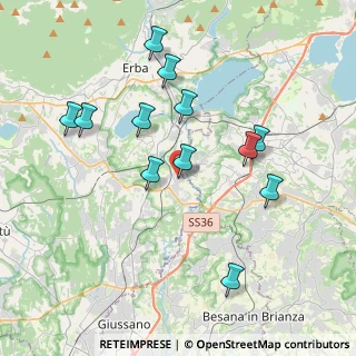 Mappa Via Lecco, 22045 Lambrugo CO, Italia (3.78417)