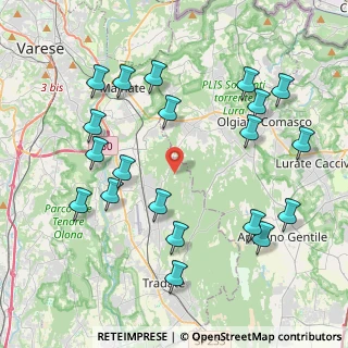 Mappa Via Villagio del Sole, 21040 Venegono Superiore VA, Italia (4.5715)