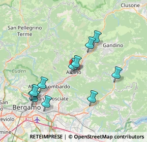 Mappa Viale Moro Aldo, 24021 Albino BG, Italia (7.43545)