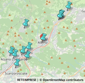 Mappa Viale Aldo Moro, 24021 Albino BG, Italia (4.835)