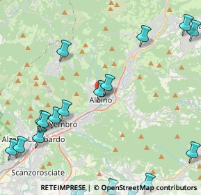 Mappa Viale Moro Aldo, 24021 Albino BG, Italia (6.3465)