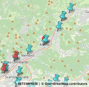 Mappa Viale Aldo Moro, 24021 Albino BG, Italia (6.3965)