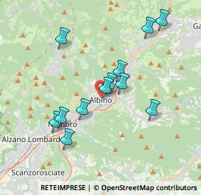 Mappa Viale Moro Aldo, 24021 Albino BG, Italia (3.42917)