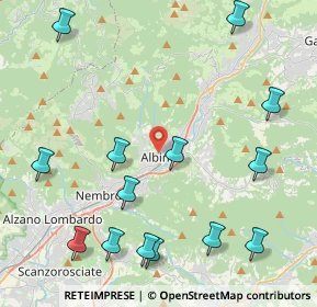 Mappa Viale Aldo Moro, 24021 Albino BG, Italia (5.26214)