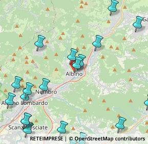 Mappa Viale Moro Aldo, 24021 Albino BG, Italia (5.929)