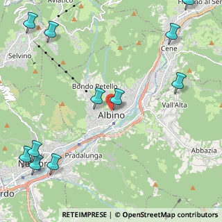 Mappa Viale Moro Aldo, 24021 Albino BG, Italia (3.13091)