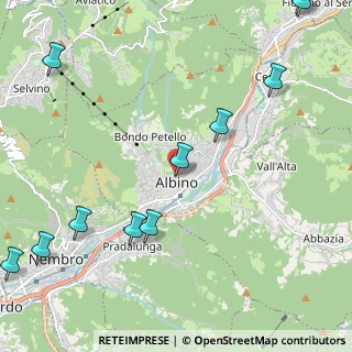 Mappa Viale Aldo Moro, 24021 Albino BG, Italia (3.04091)