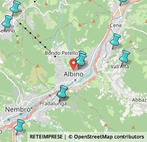 Mappa Viale Moro Aldo, 24021 Albino BG, Italia (2.97333)