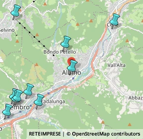 Mappa Viale Moro Aldo, 24021 Albino BG, Italia (3.15909)