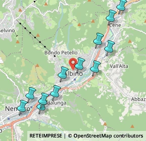 Mappa Viale Moro Aldo, 24021 Albino BG, Italia (2.24)