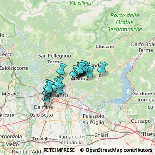 Mappa Viale Moro Aldo, 24021 Albino BG, Italia (9.184)