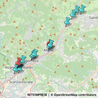 Mappa Via Bonelli, 24021 Albino BG, Italia (4.90176)