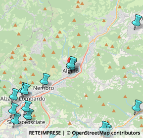 Mappa Via Alessandro Manzoni, 24021 Albino BG, Italia (6.293)
