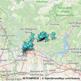 Mappa Via Alessandro Manzoni, 24021 Albino BG, Italia (9.216)