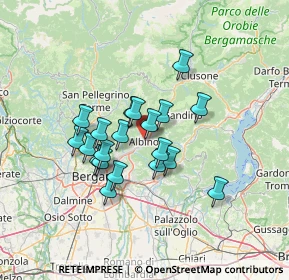 Mappa Via Bonelli, 24021 Albino BG, Italia (10.6095)