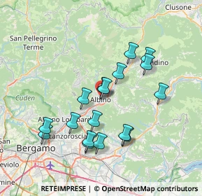 Mappa Via Alessandro Manzoni, 24021 Albino BG, Italia (6.79235)