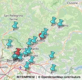 Mappa Via Alessandro Manzoni, 24021 Albino BG, Italia (9.1945)